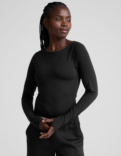 Beyond Yoga Serene Boatneck Bodysuit