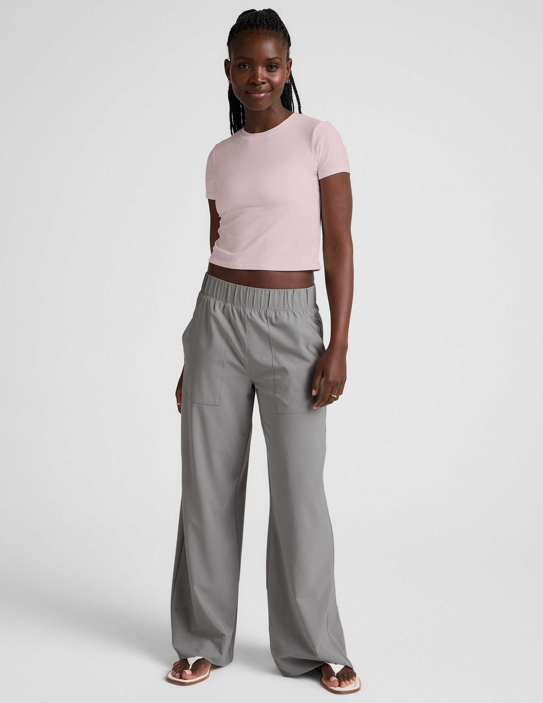 Beyond Yoga Featherweight Cropped Tee