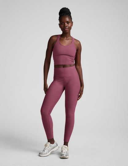 Beyond Yoga Spacedye Twist Through Cropped Tank