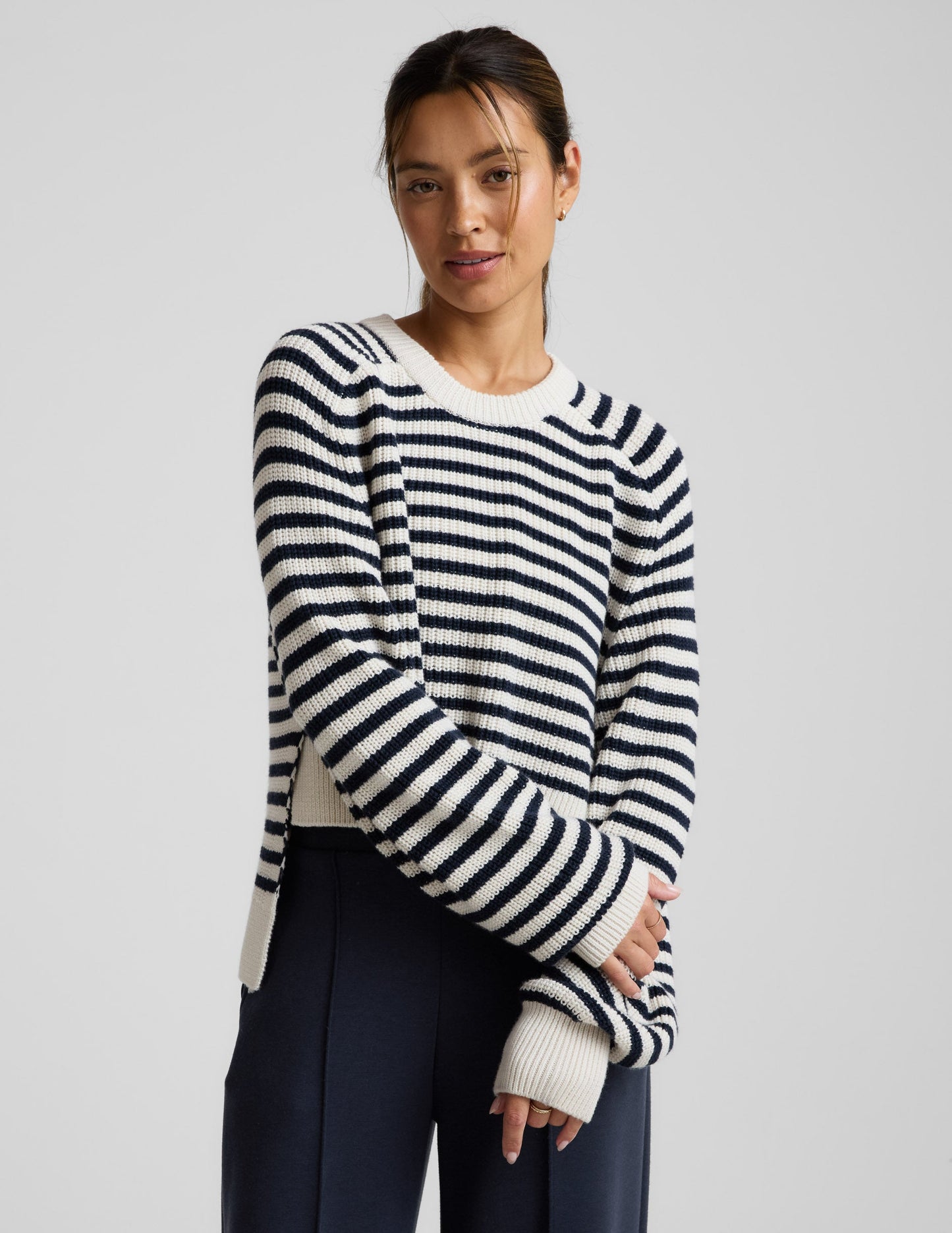 Beyond Yoga Ready For Anywhere Hi Lo Sweater