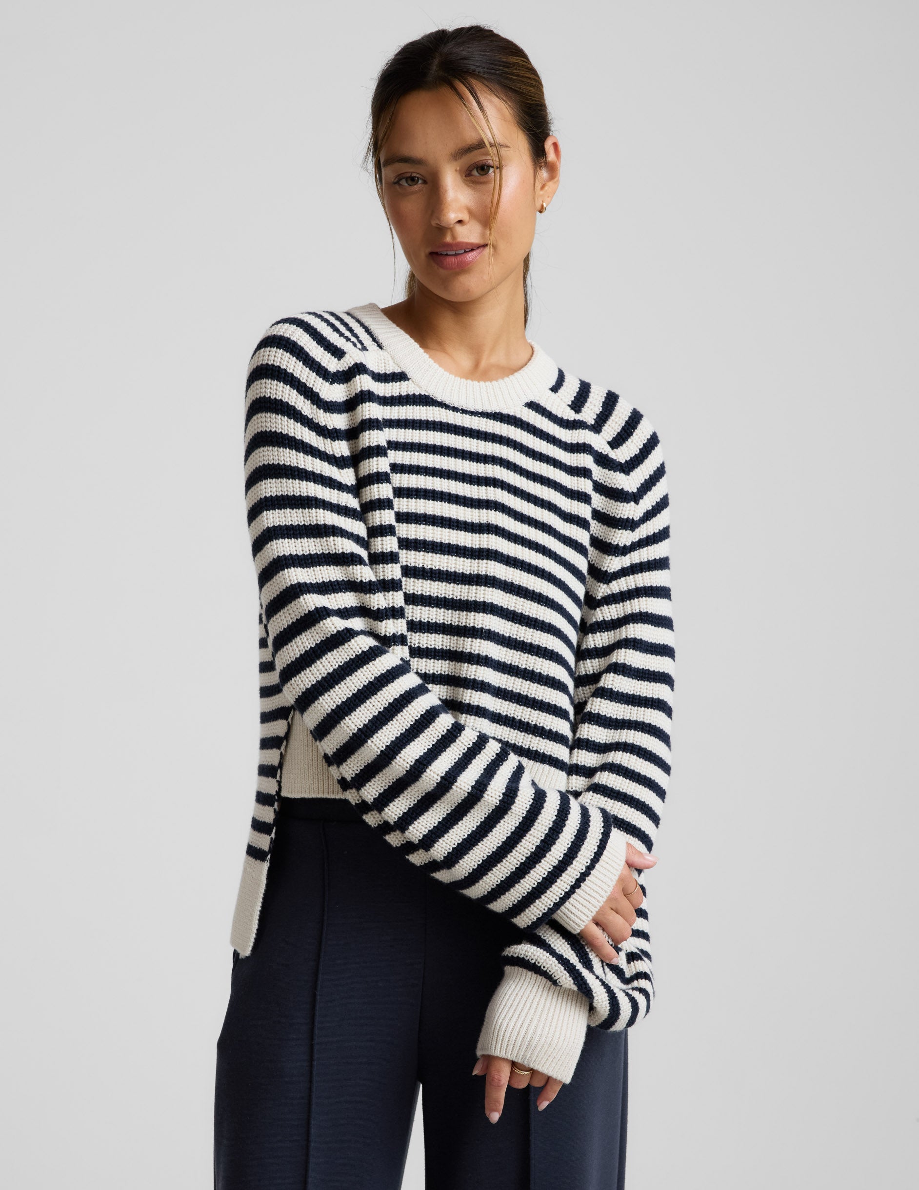 Beyond Yoga Ready For Anywhere Hi Lo Sweater
