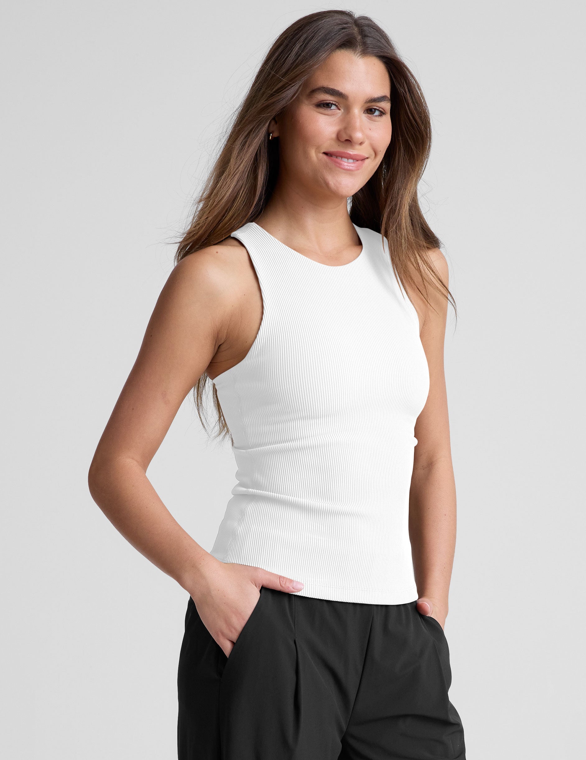 Beyond Yoga Refocus Ribbed Classic Tank