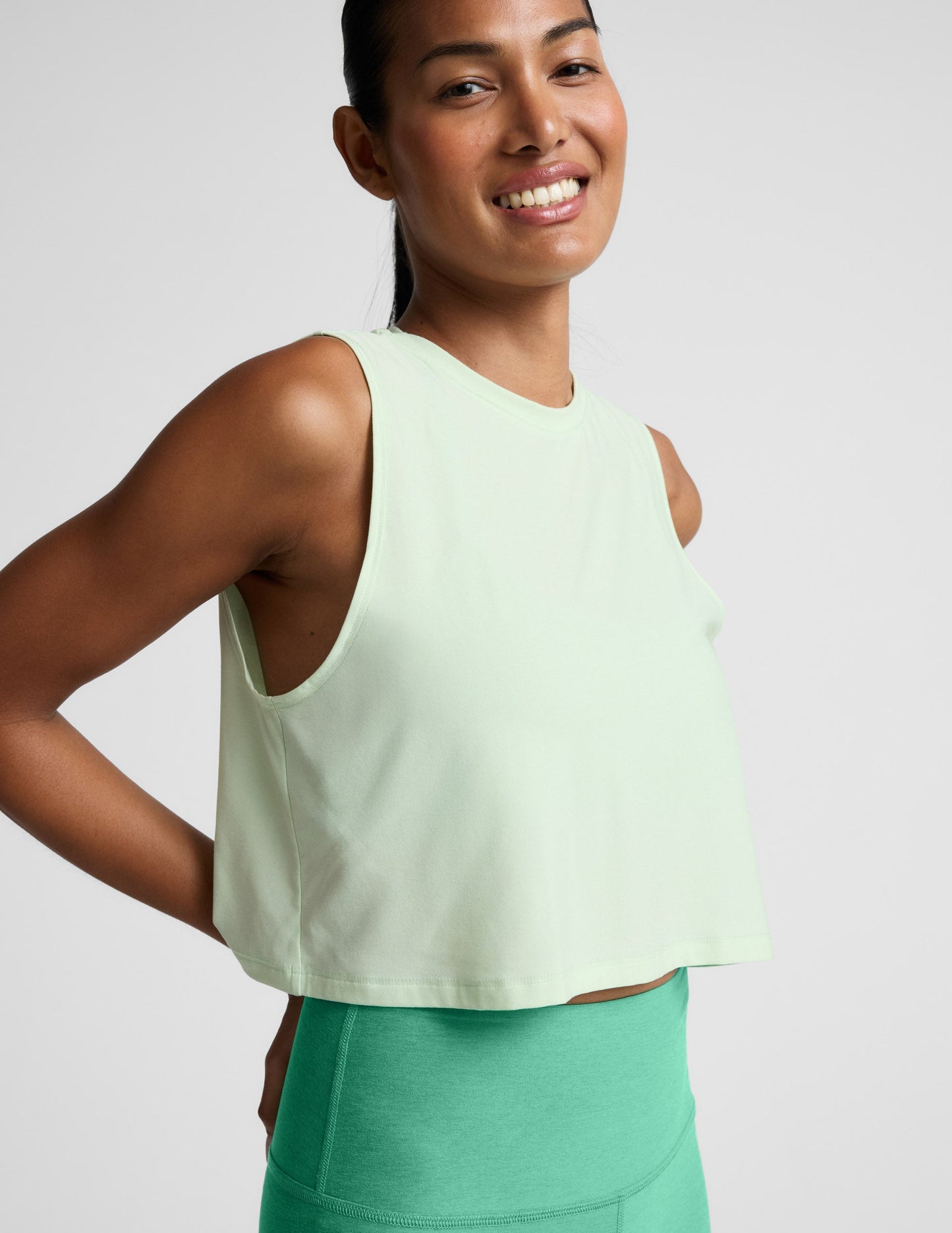 Beyond Yoga Featherweight Minimal Cropped Tank