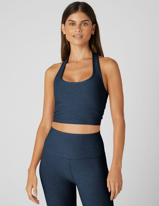 Beyond Yoga Spacedye Well Rounded Cropped Halter Tank