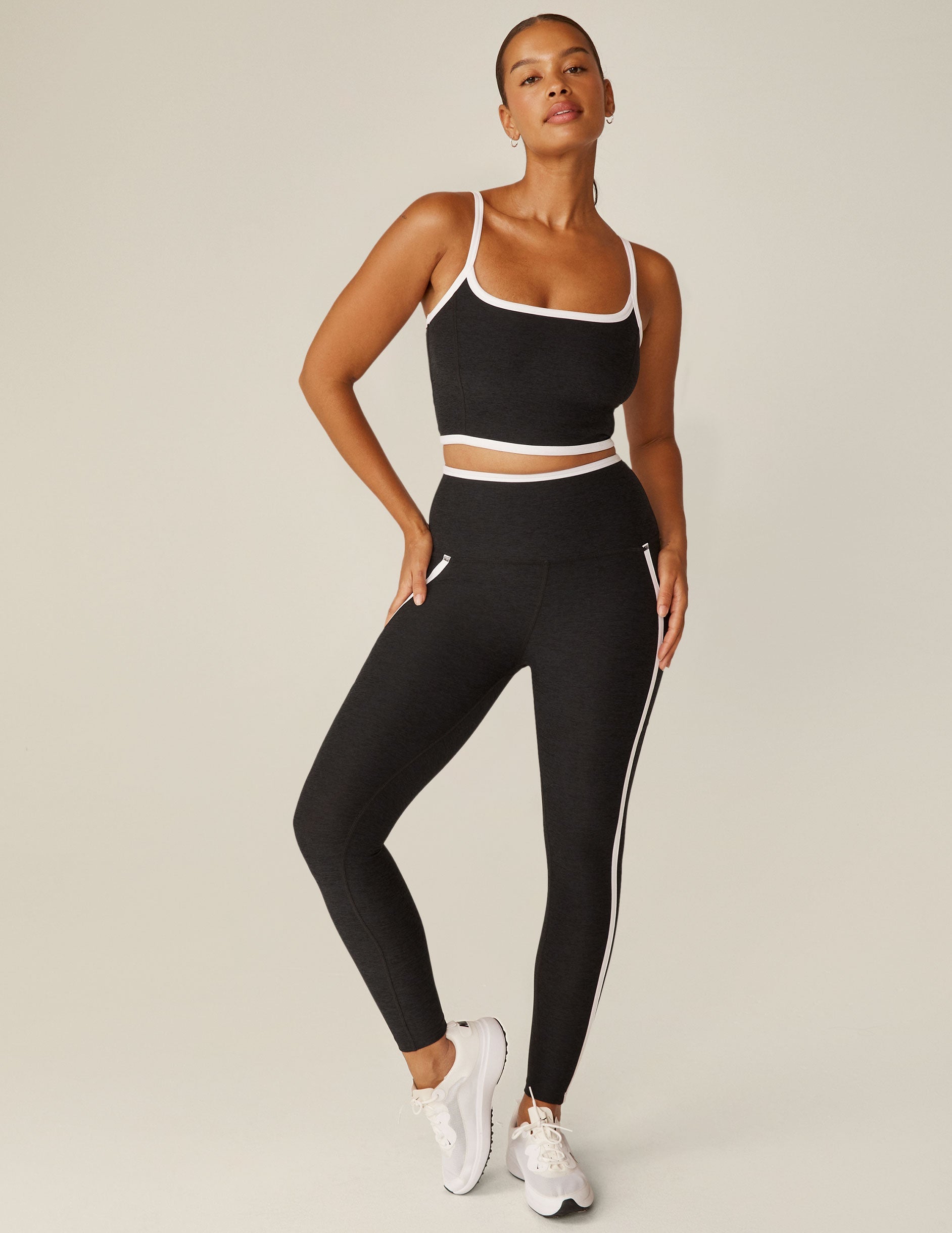 Beyond Yoga Spacedye New Moves High Cropped Tank
