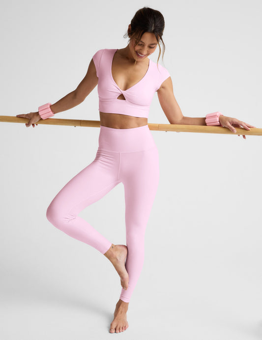 Beyond Yoga Spacedye Get It Twisted Cropped Tee