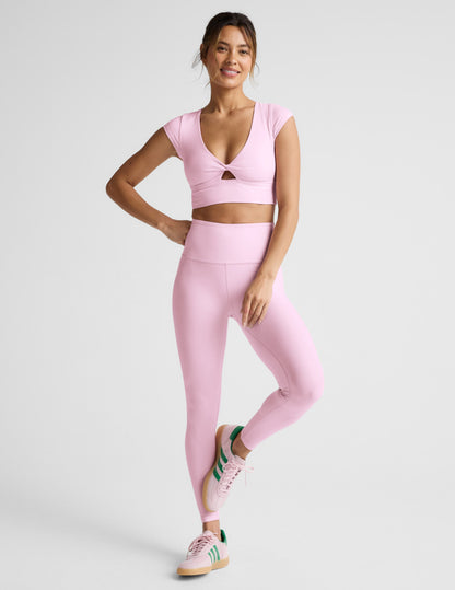 Beyond Yoga Spacedye Get It Twisted Cropped Tee