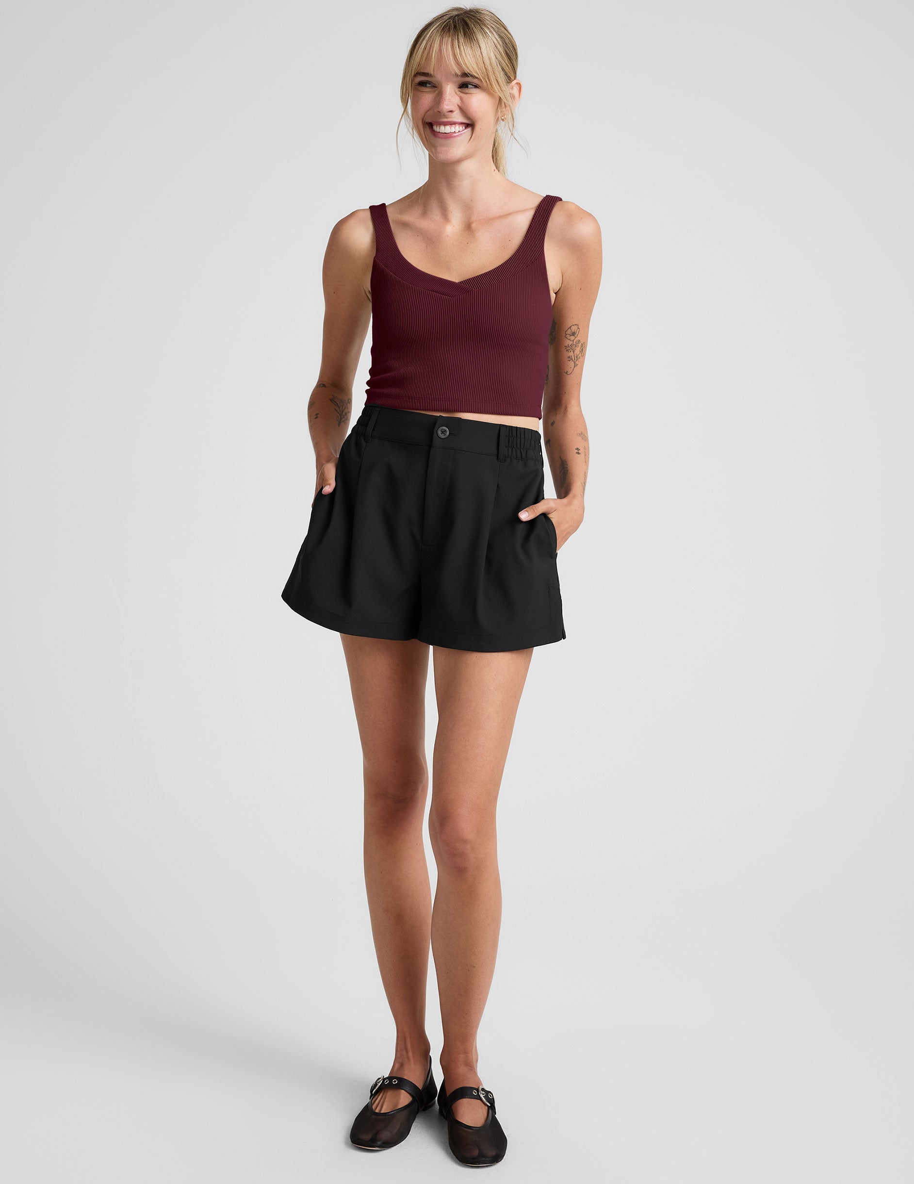 Beyond Yoga Impulse Ribbed Cropped Tank