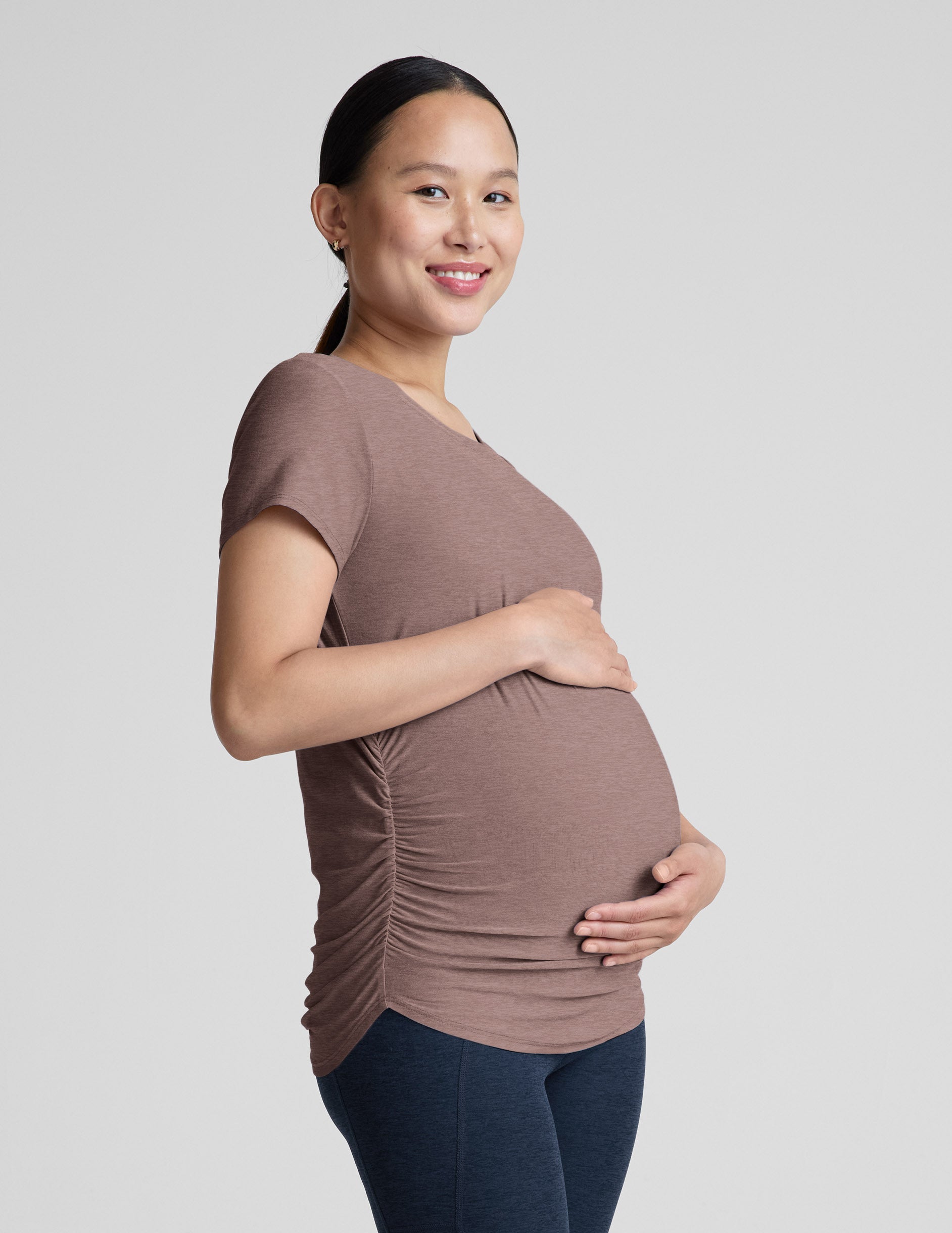 Beyond Yoga Featherweight One & Only Maternity Tee