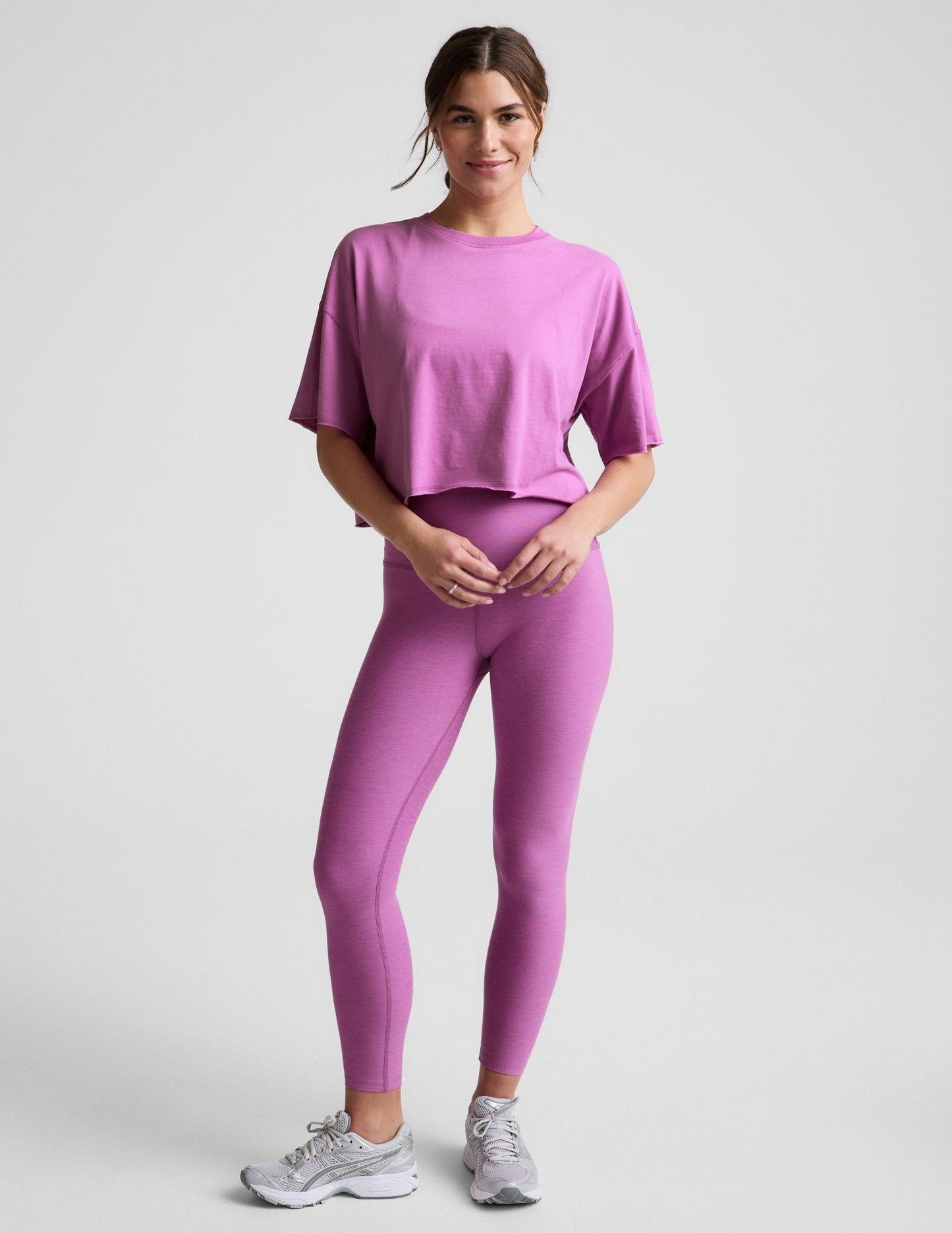 Beyond Yoga SoftKnit Better Than Ever Cropped Cotton Tee