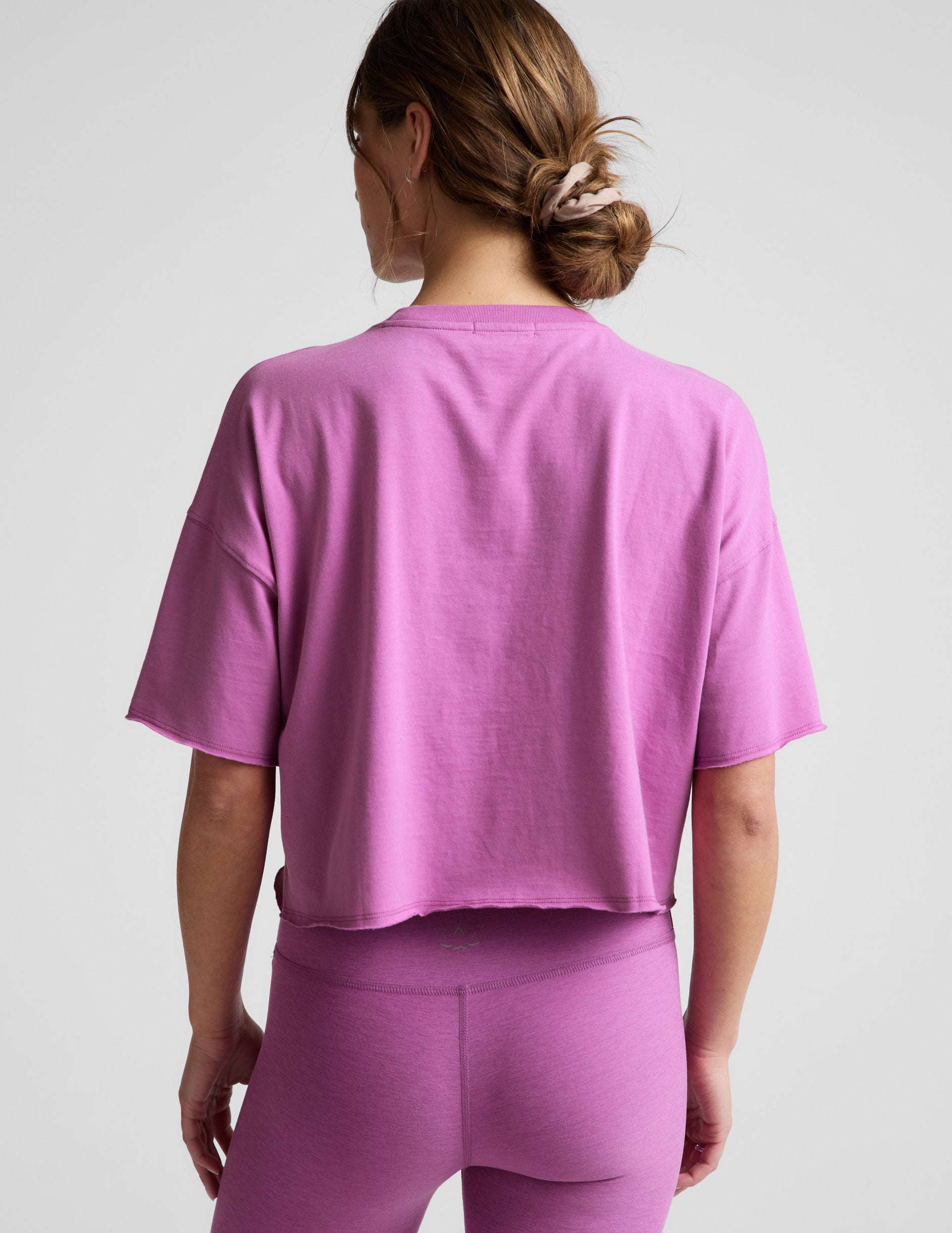 Beyond Yoga SoftKnit Better Than Ever Cropped Cotton Tee