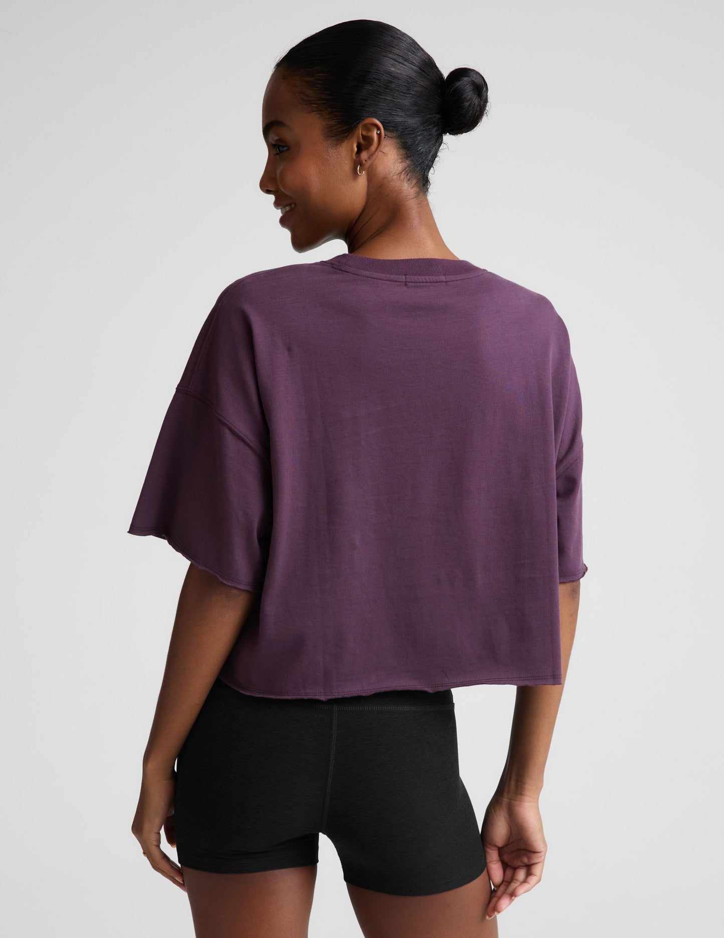Beyond Yoga SoftKnit Better Than Ever Cropped Cotton Tee